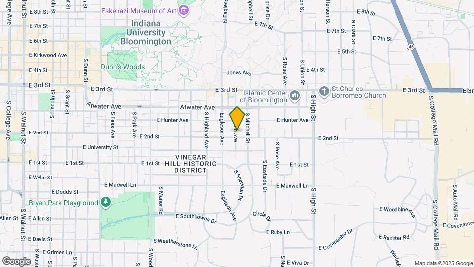 523 S Swain Ave Map and Location Details