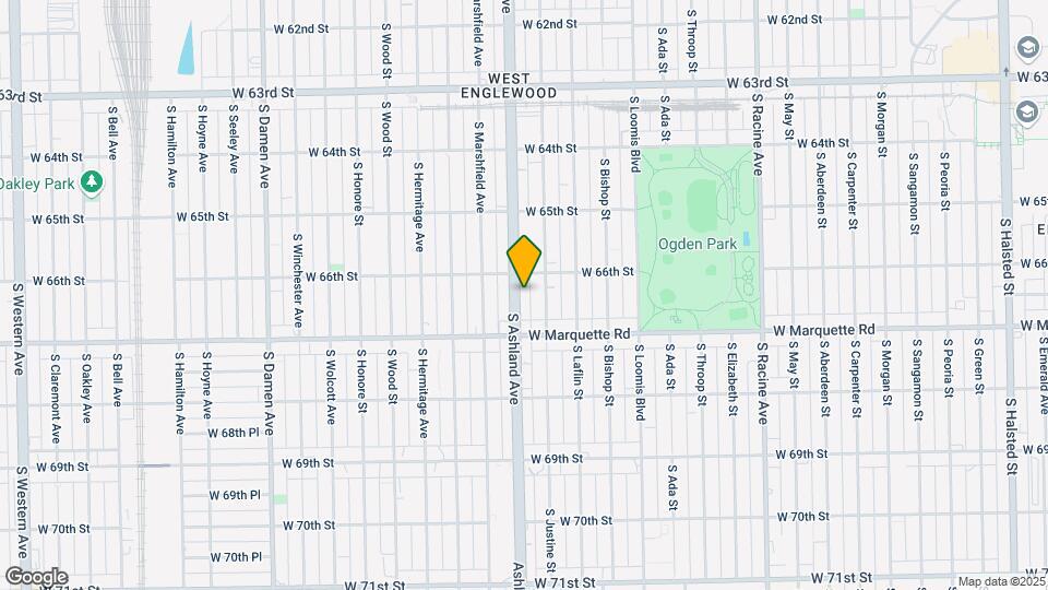 6617-6623 S Ashland Ave Map and Location Details