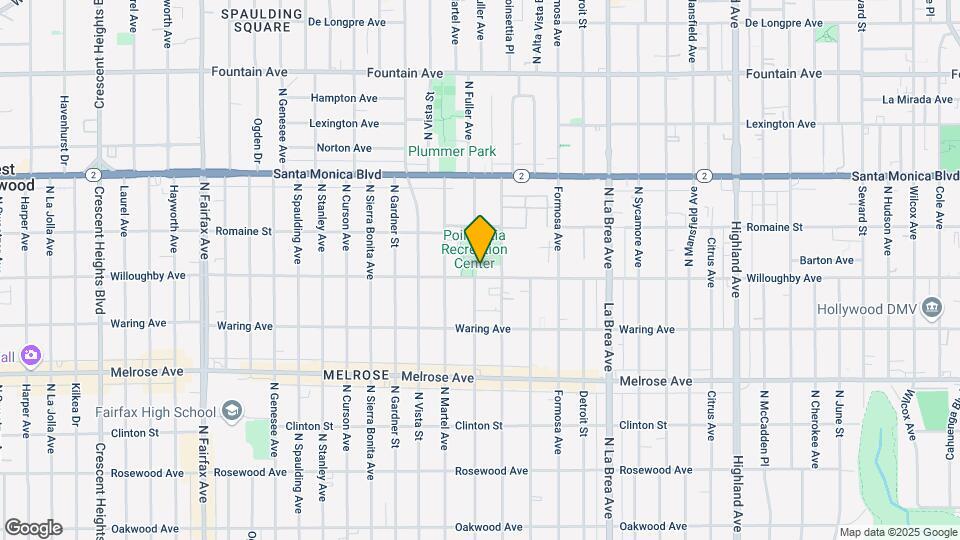 7327 Willoughby Ave Map and Location Details