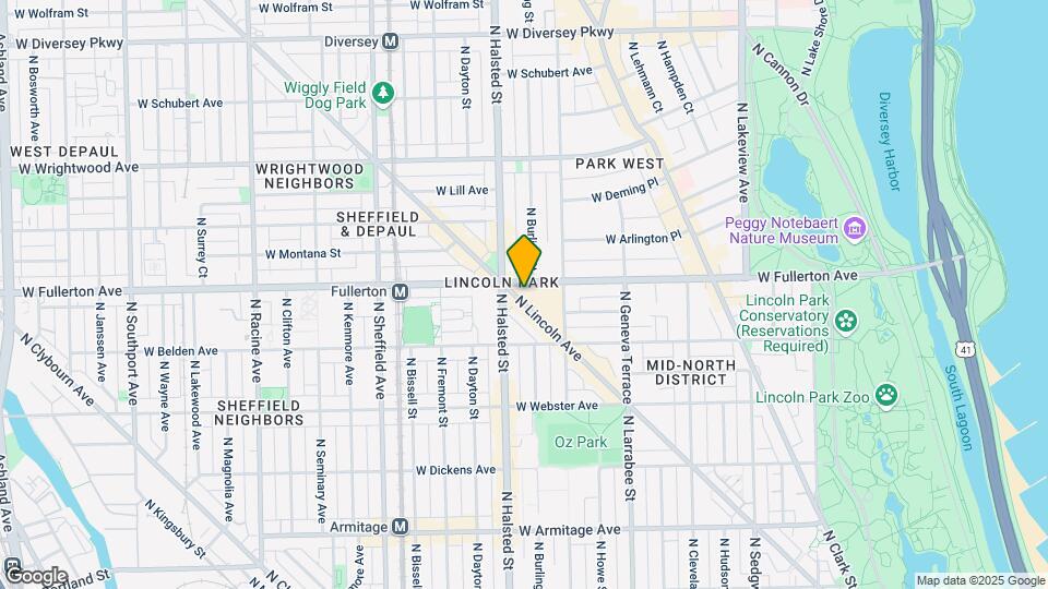2359 N Lincoln Ave Map and Location Details