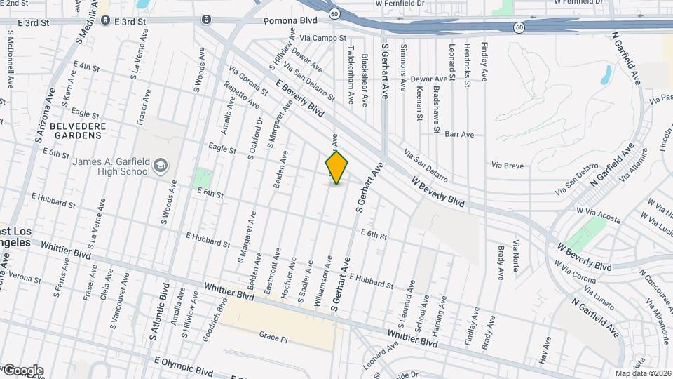 516 S Sadler Ave Map and Location Details