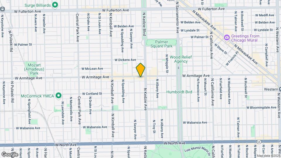 3215 W Armitage Ave Map and Location Details
