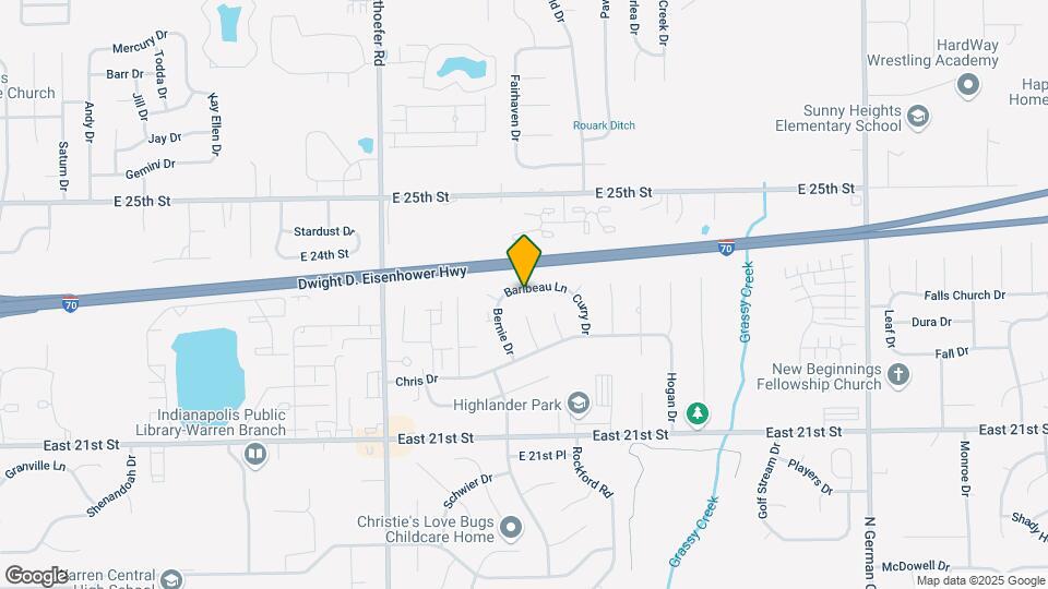 10229 Baribeau Ln Map and Location Details