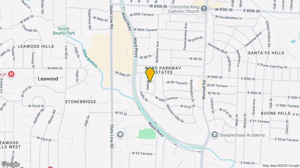 9001 Jarboe St Map and Location Details