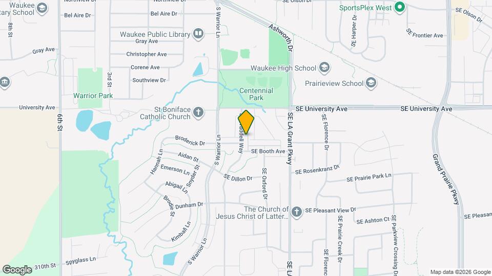 1345 SE Waddell Way Map and Location Details