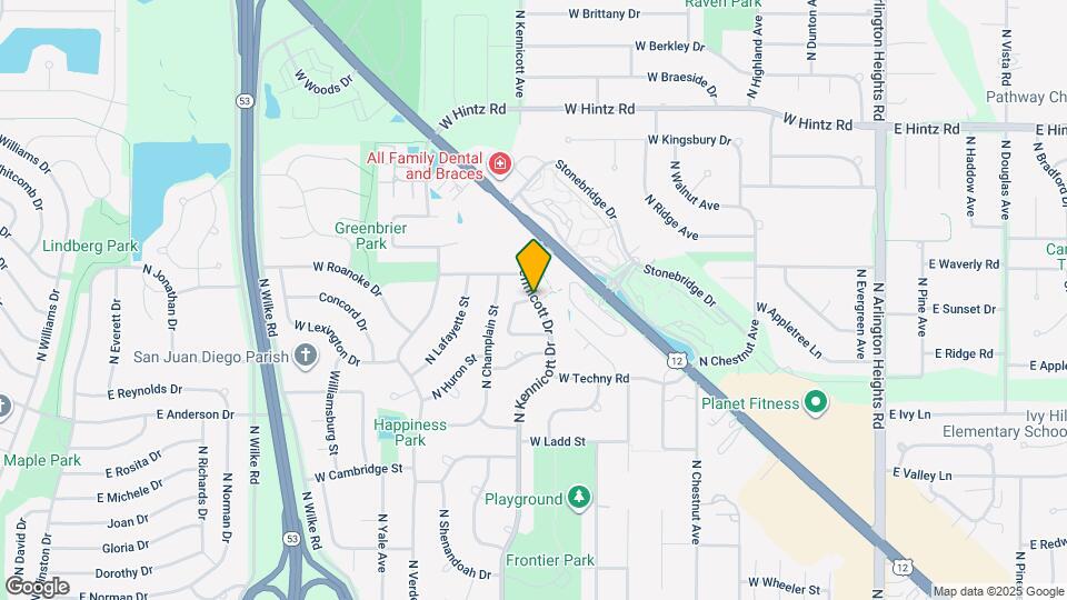 2407 N Kennicott Dr Map and Location Details