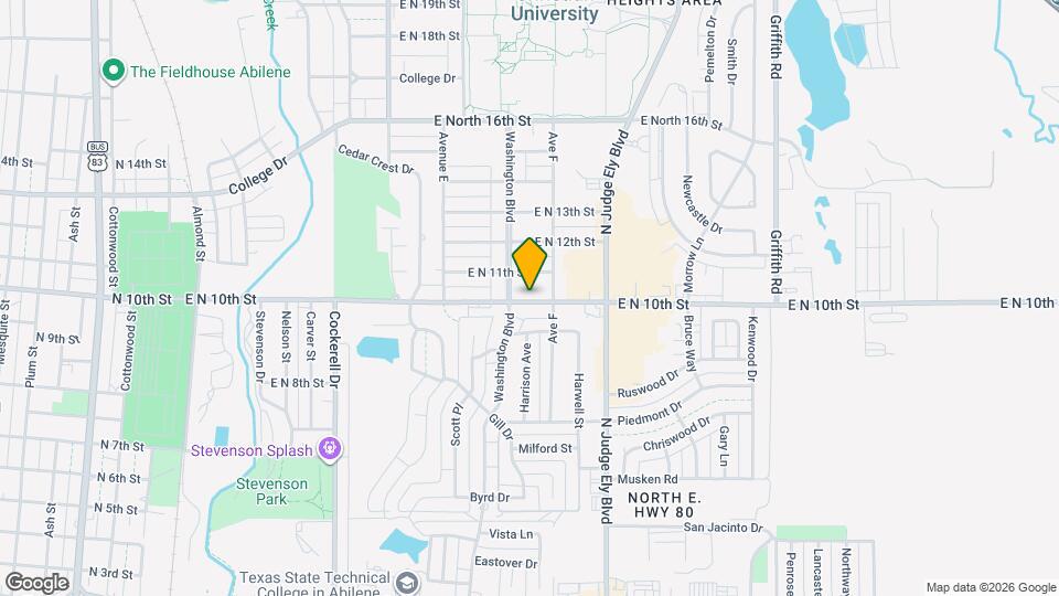 826 E N 10th St Map and Location Details