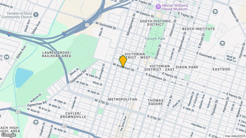 1409 Jefferson St Map and Location Details