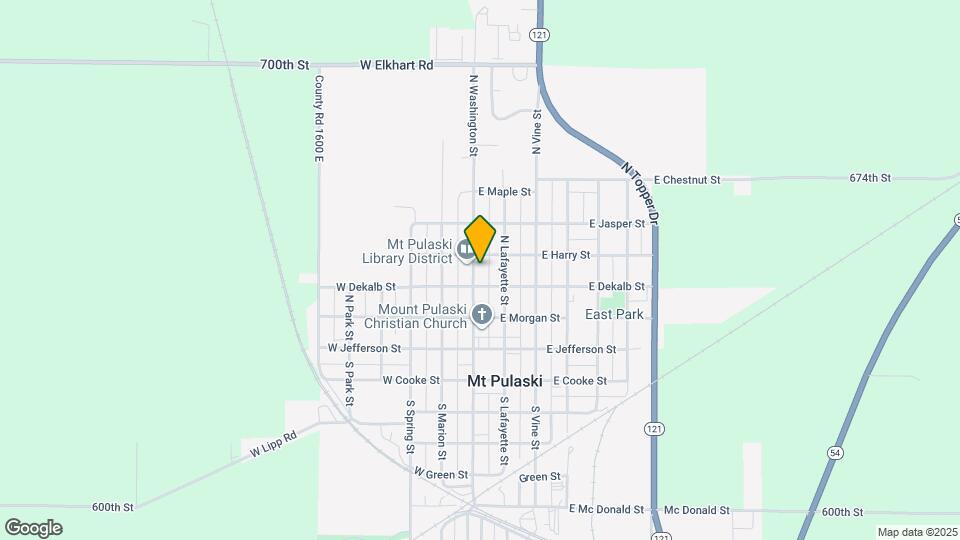 313 N Washington St Mapa y Detalles de la Ubicación