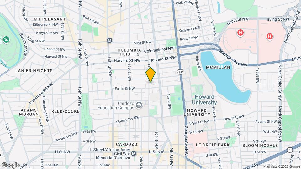 2609 11th St NW Map and Location Details
