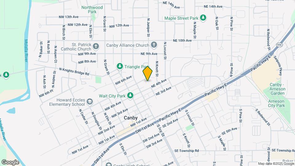 Canby Townhouse Apartments Mapa y Detalles de la Ubicación