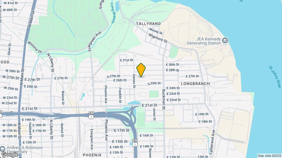 1439 E 26th St Map and Location Details
