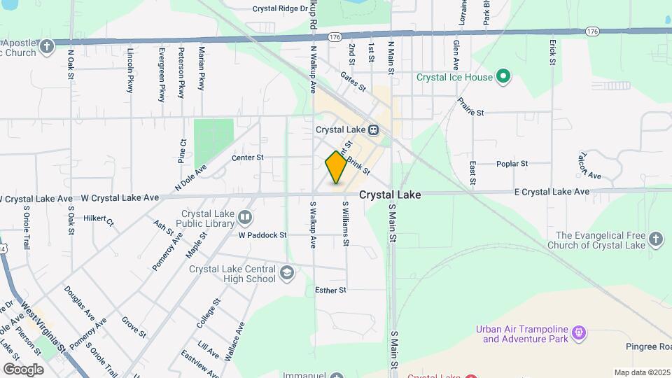 26 E Crystal Lake Ave, Unit Apt B Map and Location Details