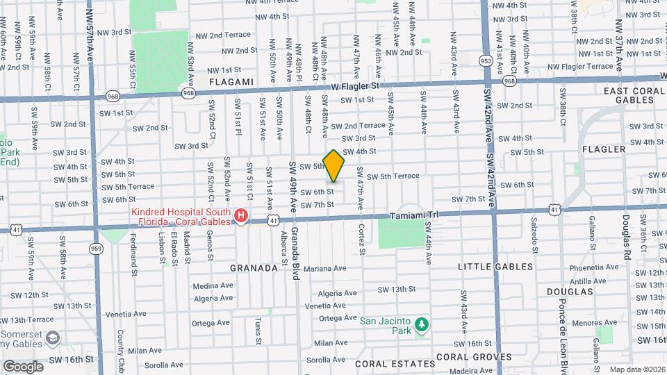 4775 SW 6th St Mapa y Detalles de la Ubicación