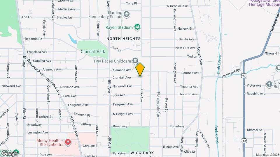 227 Crandall Ave Mapa y Detalles de la Ubicación