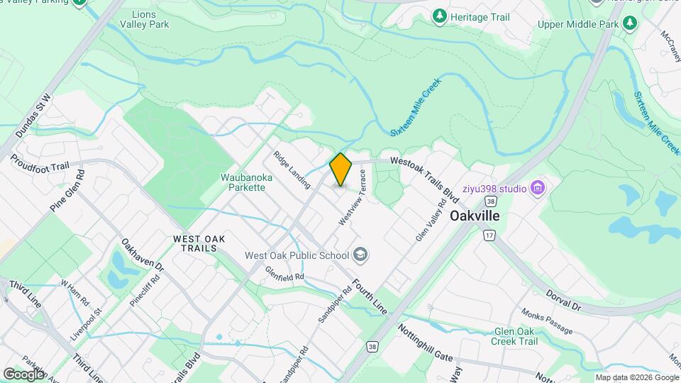 1175 Treetop Terrace Map and Location Details