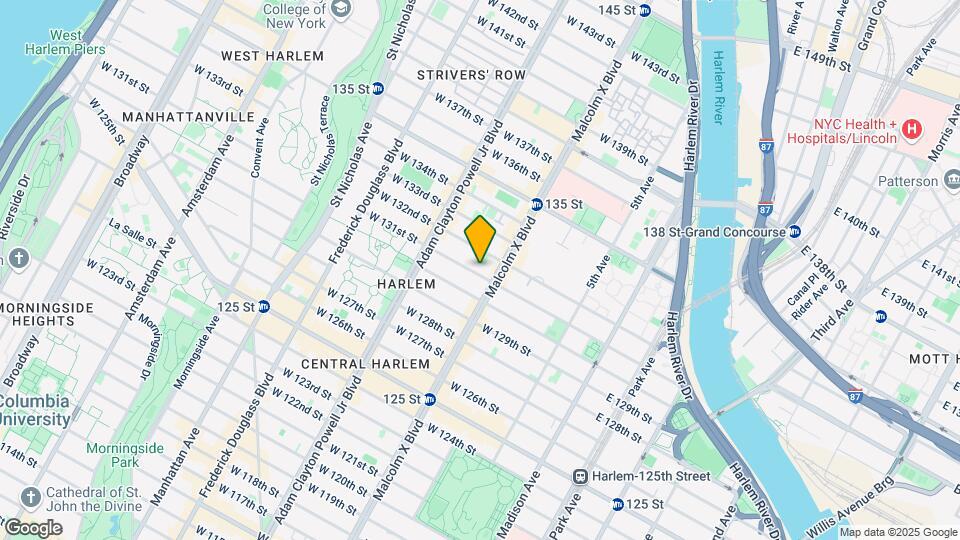 107 W 131st St Map and Location Details