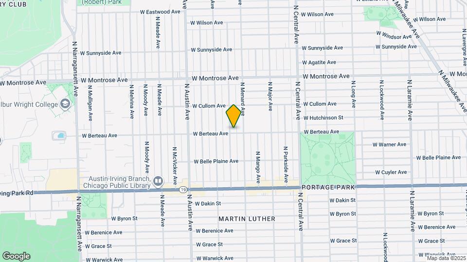 5820 W Berteau Ave, Unit 2 Map and Location Details