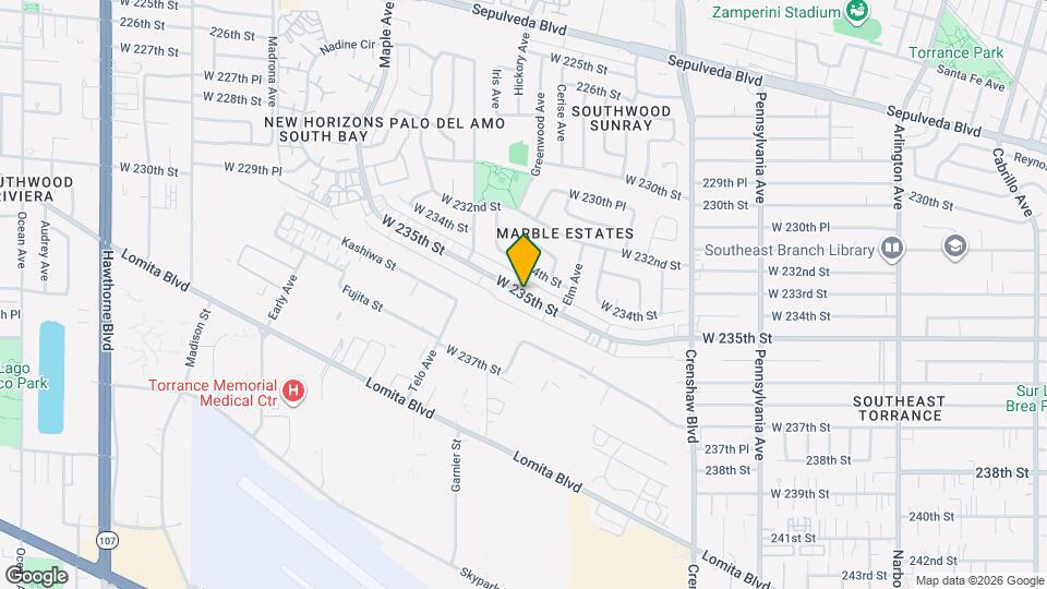 2715 W 235th St, Unit SI FL0-ID11930A Mapa y Detalles de la Ubicación