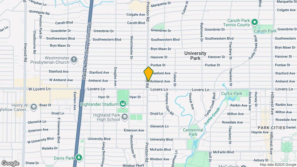 4085 Amherst Ave Map and Location Details