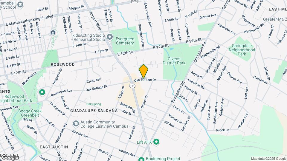 3401 Oak Springs Dr Map and Location Details