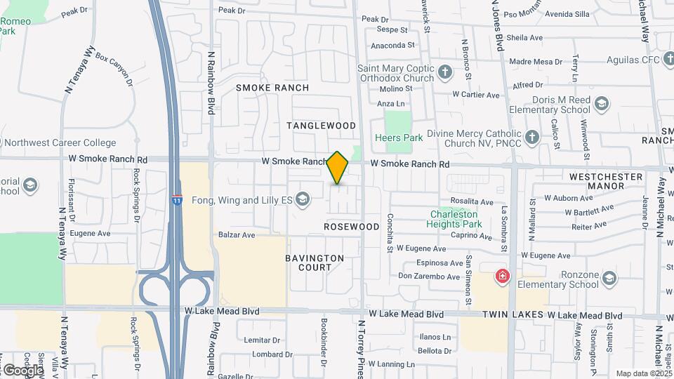 6465 Big Pine Way Map and Location Details