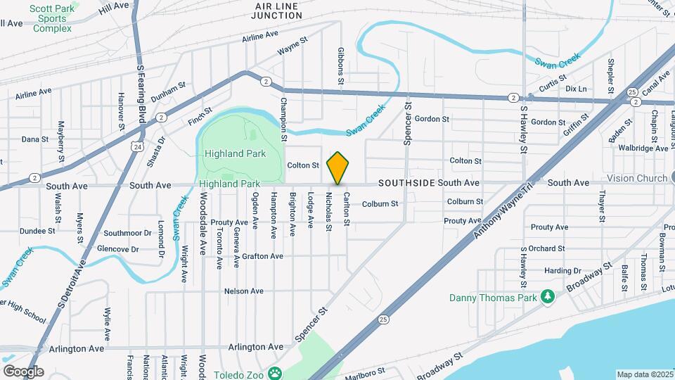 1511 South Ave Mapa y Detalles de la Ubicación