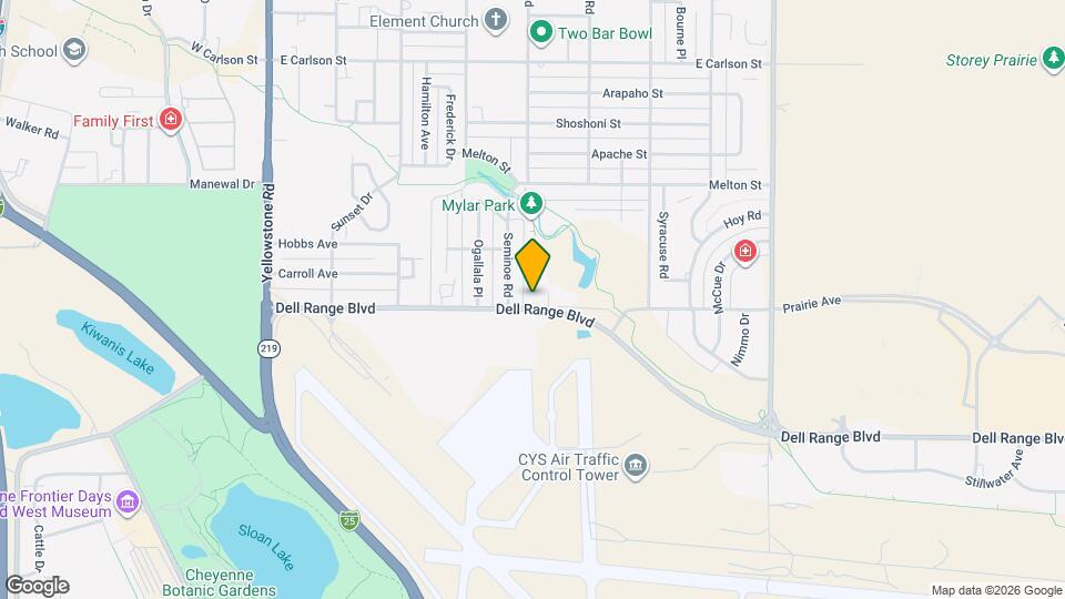 702 Dell Range Blvd Map and Location Details