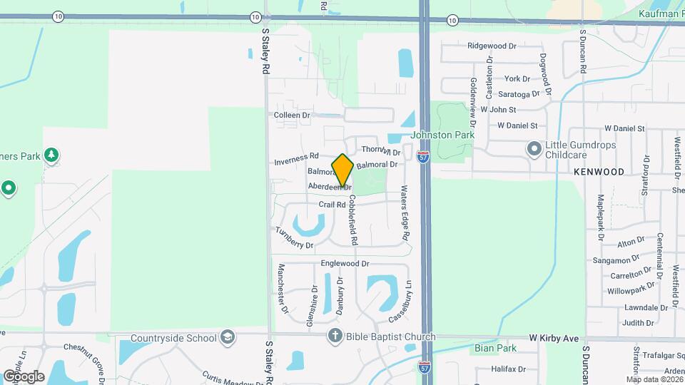 3907 Aberdeen Dr Map and Location Details