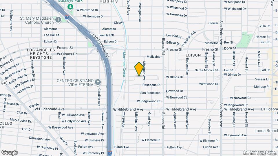 1118 Santa Anna, Unit Unit#2 Map and Location Details