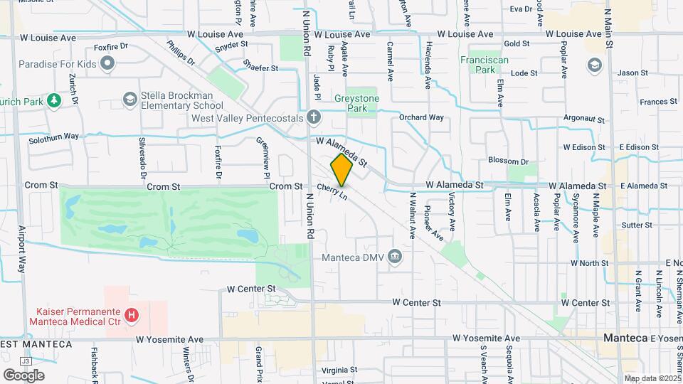 468 Cherry Ln, Unit Upstairs Map and Location Details
