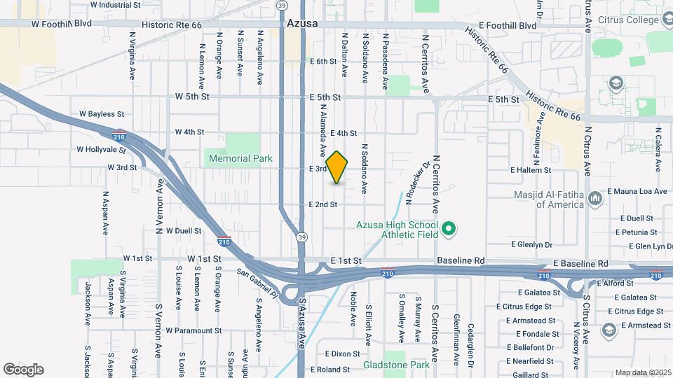 225 N Dalton Ave Map and Location Details