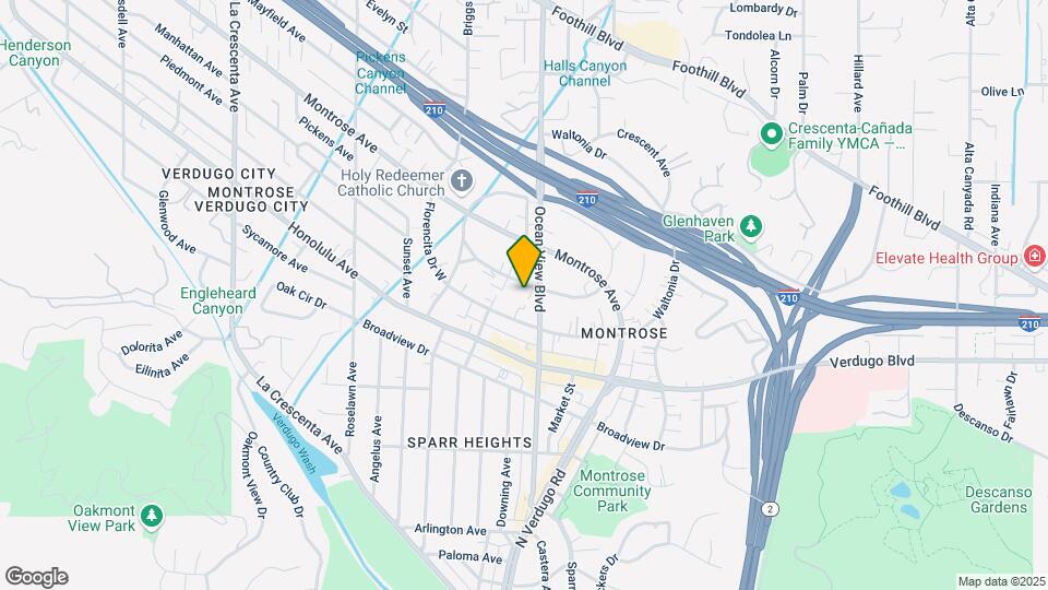 2306-2310 Mira Vista Ave Map and Location Details