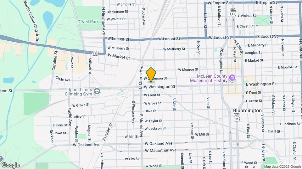 903 1/2 W Washington St Mapa y Detalles de la Ubicación