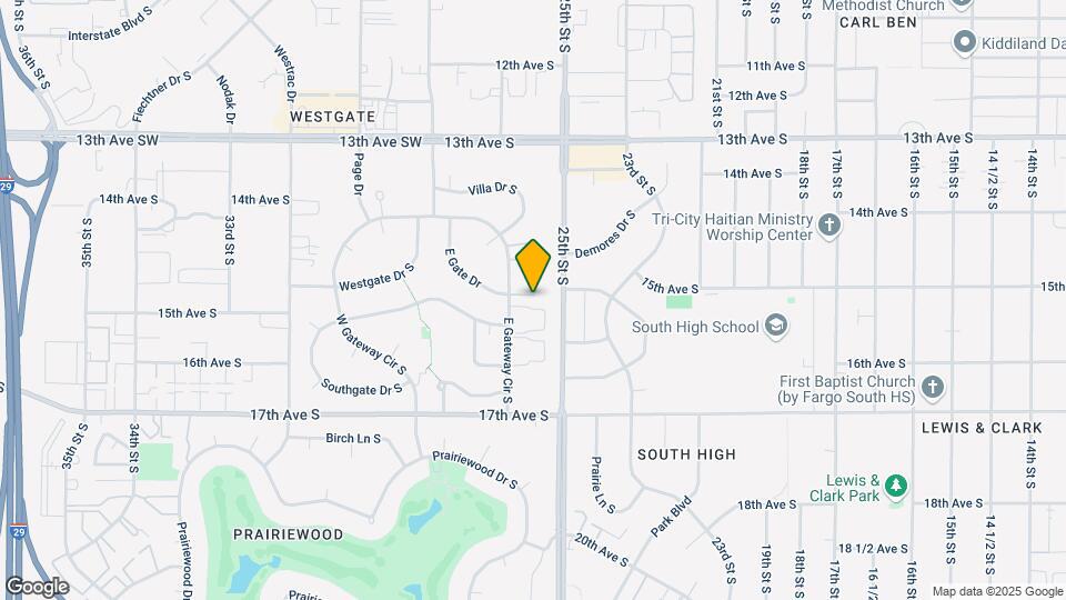 1510 E Gateway Cir S Map and Location Details