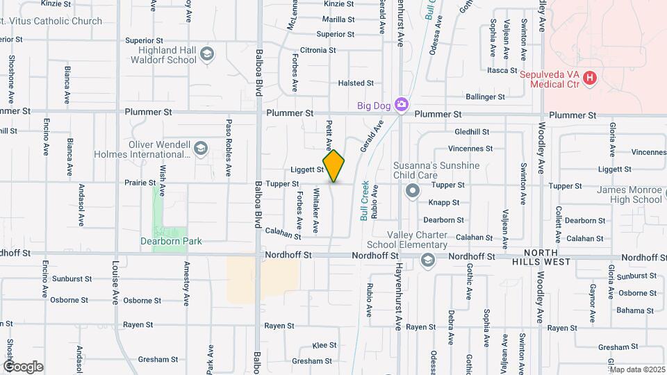 16760 Tupper St Map and Location Details