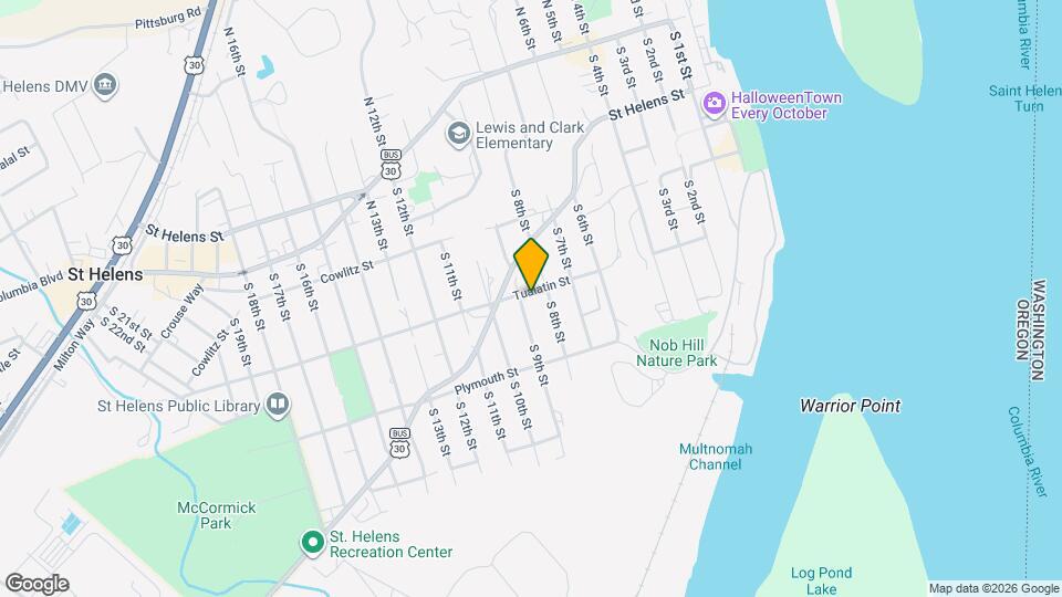 853 Tualatin St Map and Location Details