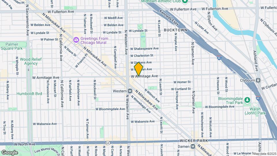 2317 W Armitage Ave Map and Location Details