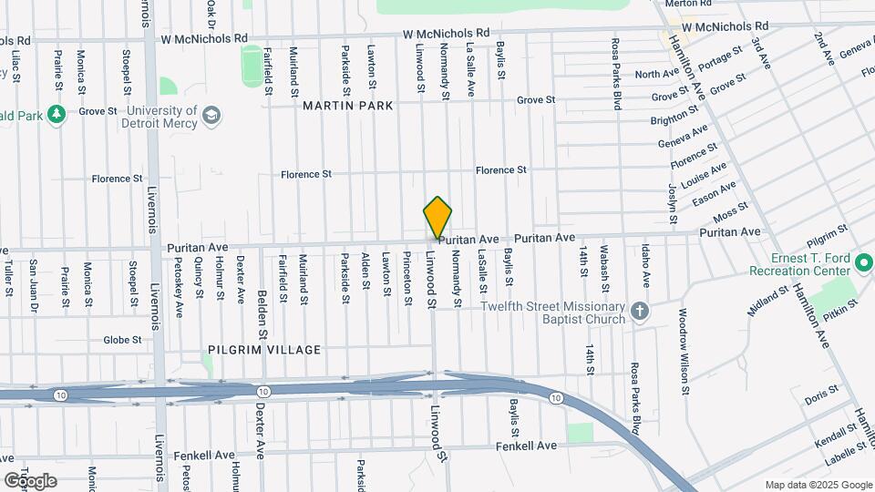 2591 Puritan St Map and Location Details
