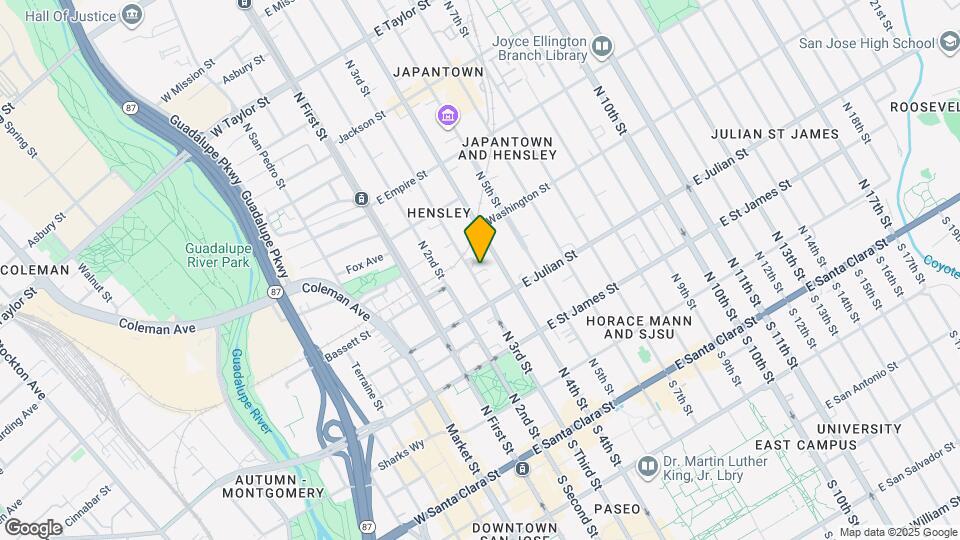 344 N 3rd St Map and Location Details