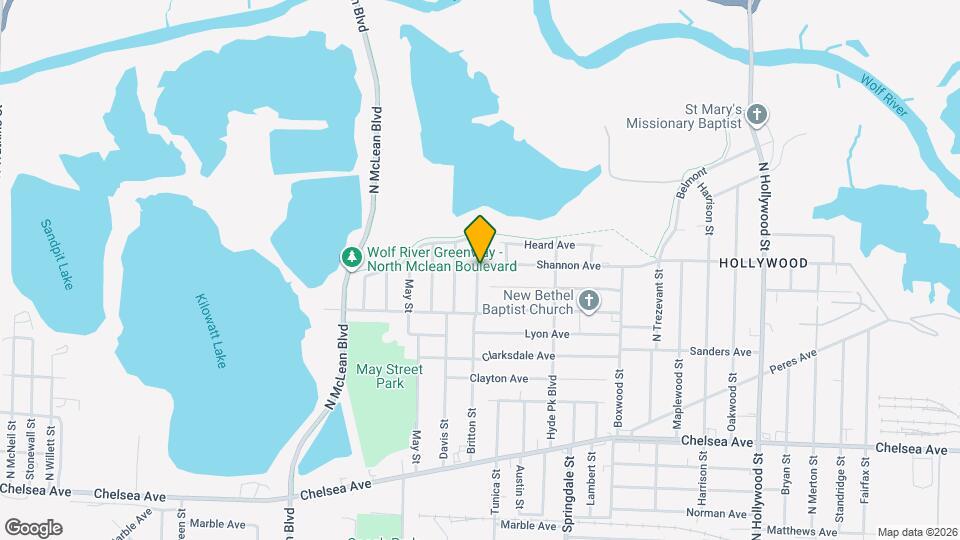 1620 Britton St Map and Location Details