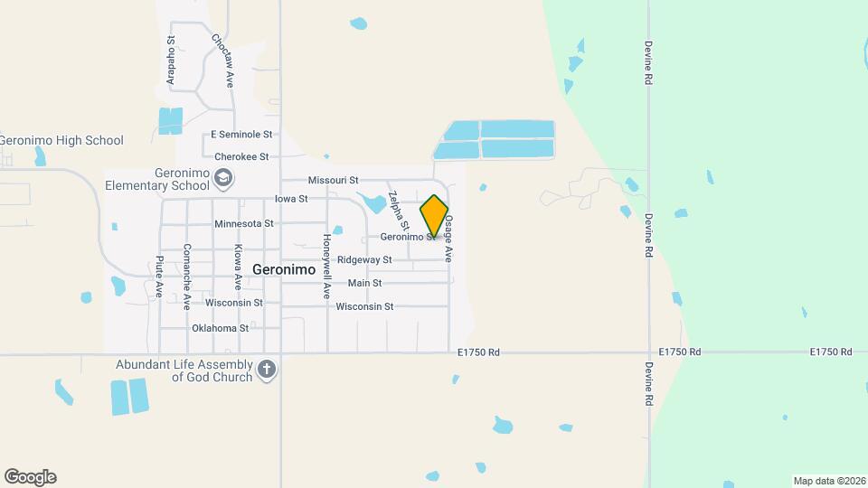 908 Geronimo St Map and Location Details