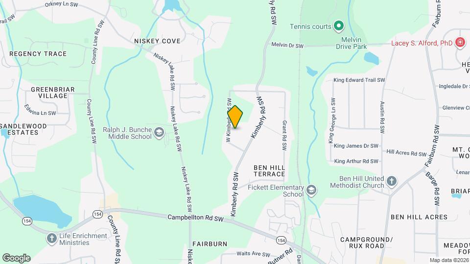 1960 W Kimberly Rd SW Mapa y Detalles de la Ubicación