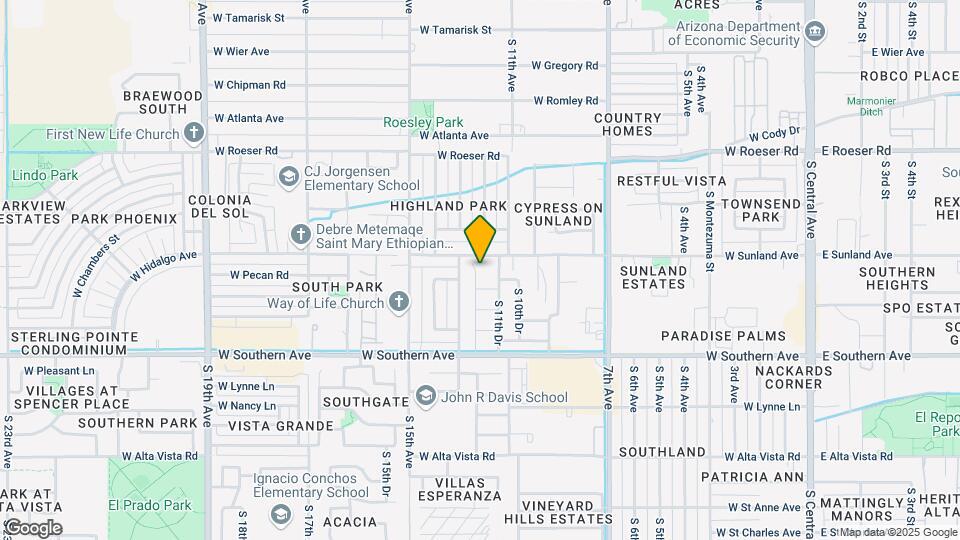 5625 S 12th Ln Map and Location Details
