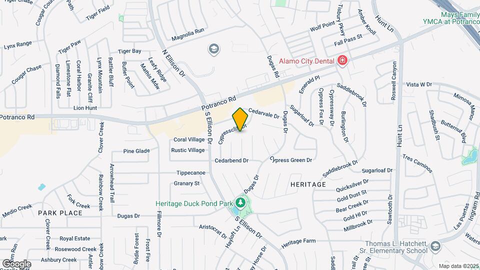 747 Cypressfield Dr Map and Location Details