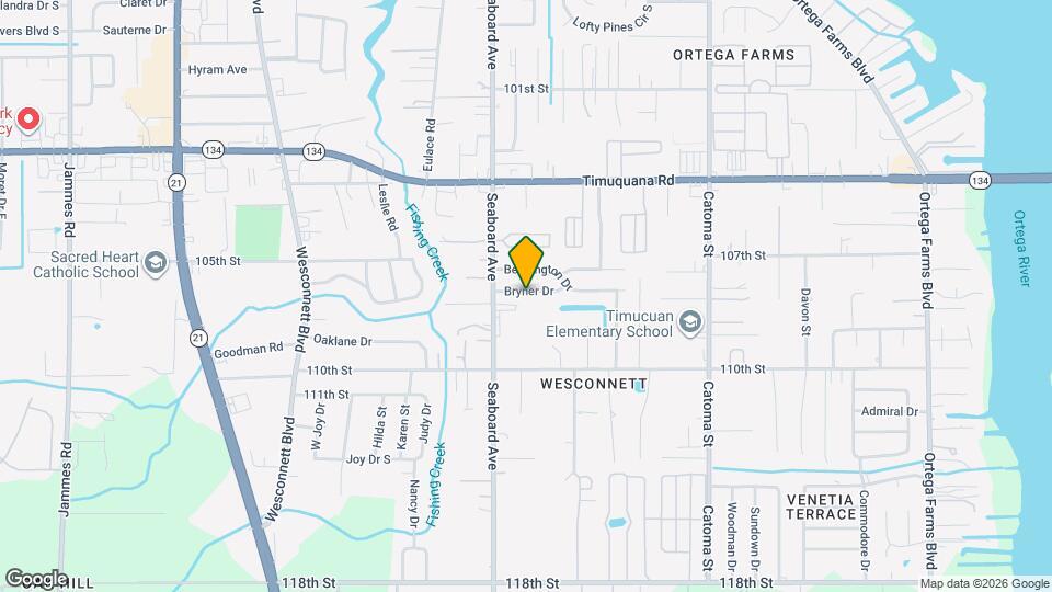 5642 Bryner Dr Map and Location Details