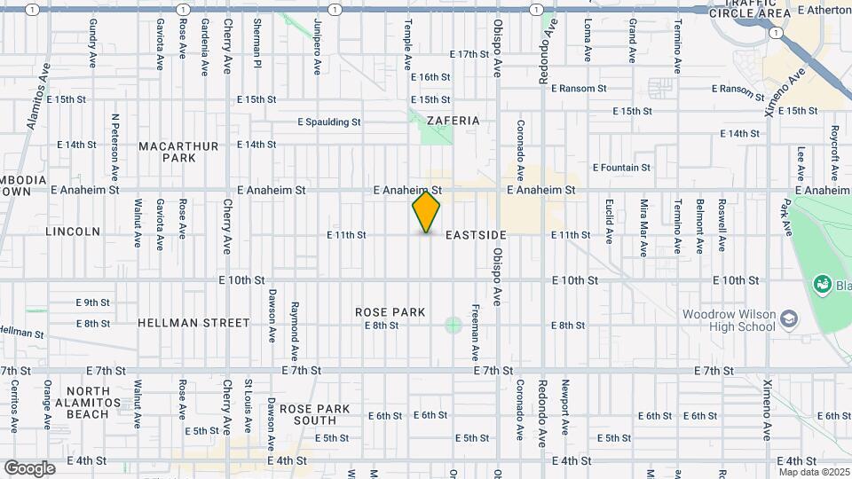 1093 Gladys Ave Map and Location Details
