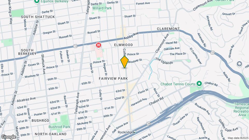 Elmwood Map and Location Details