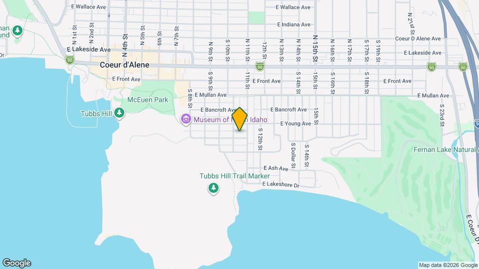 1033 E Pine Ave Map and Location Details