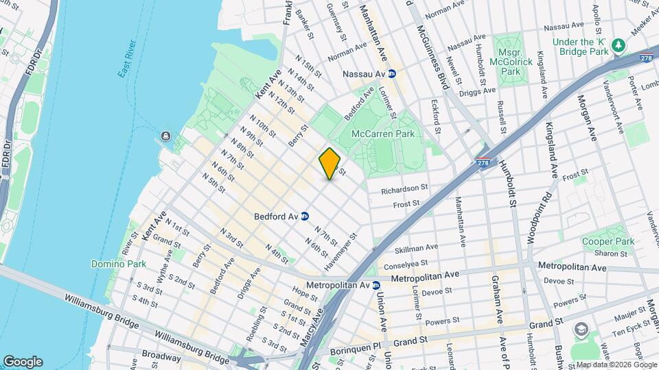 483 Driggs Ave Mapa y Detalles de la Ubicación